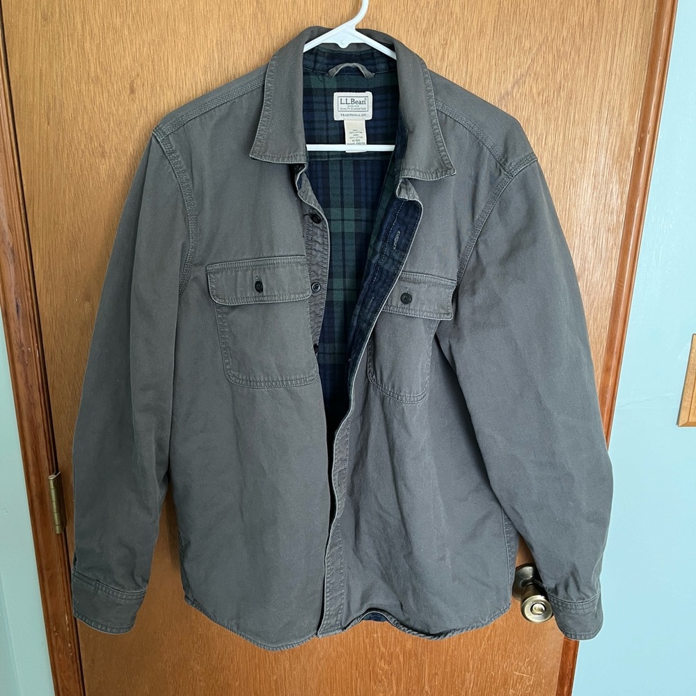 LL Bean Grey Hurricane Shirt (medium)